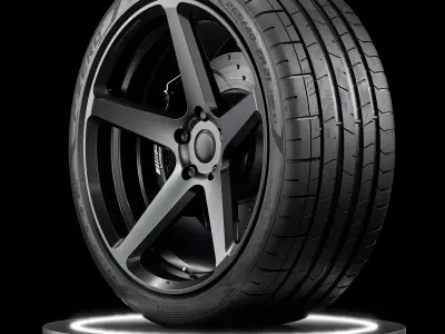 Pirelli PZ4 265 40 ZR21 105Y 3D model