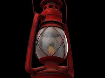 OLD LAMP 3D model 5