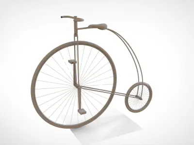 retro bicycle 3D model