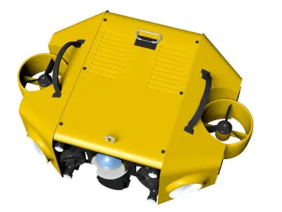 Underwater drone 3D model