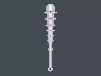 Big mace Low-poly 3D model