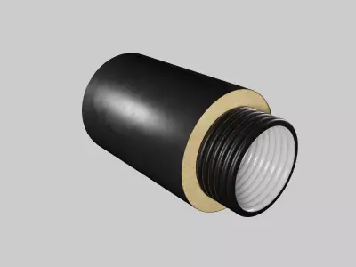 Corrugated pipes PLAST R-Ice 3D model