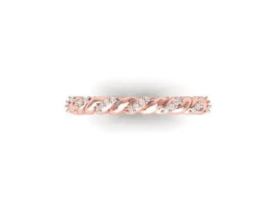 Wedding Ring Free 3D print model 2