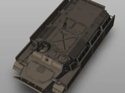 MT-LB Multi-Purpose Towing Vehicle Light Armoured 3D print model