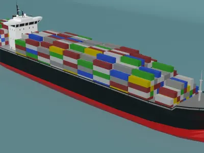 Boats Pack Free low-poly 3D model