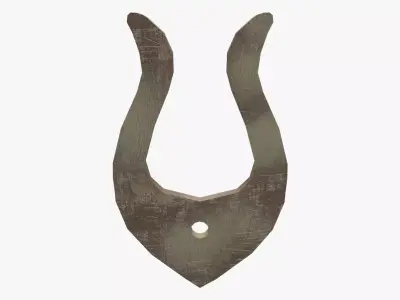 Medieval Spool V03 Low-poly 3D model