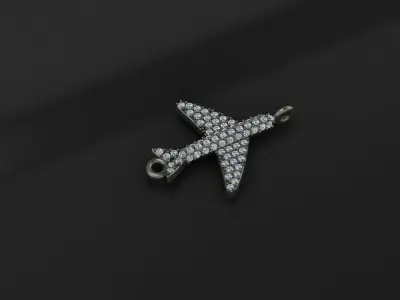 Airplane airbus pendant 3D print model