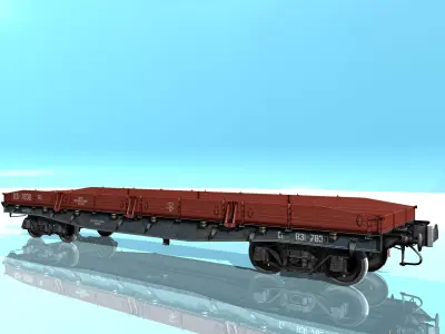Platform type 13-H453 Low-poly 3D model