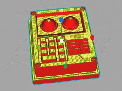 Rust Code Lock - 3D Print Model 3D model