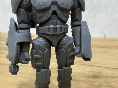 Blaze Trooper Articularion One12 Scale 3D files 3D print model