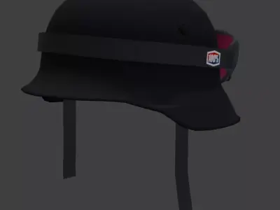 BikeLife Helmet  100Goggles Free 3D model