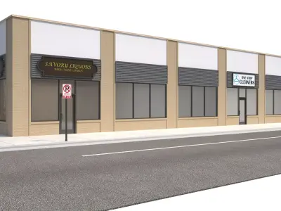 Retail-065 Retail Store 3D model