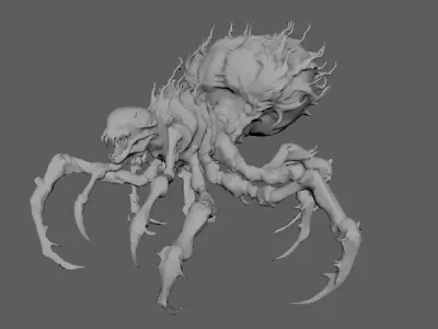 Creature 3D model 4