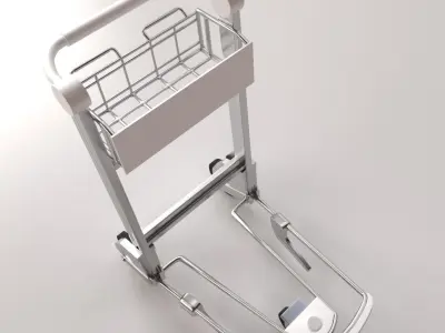 Airport Trolley 3D model