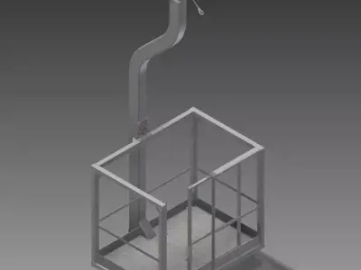  Basket of transport Free 3D model