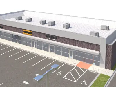 Retail-186 Retail Store 3D model