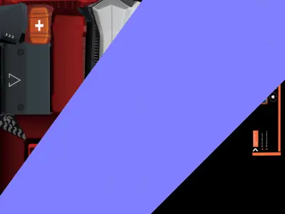 Stylized Sci-fi Medical Information Desk Low-poly 3D model