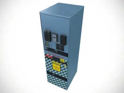 Electric fuse box 3D model