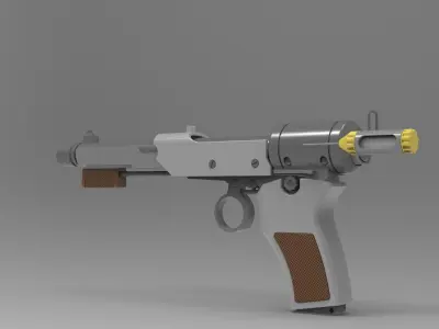 Fallout Pneumatic Gun 3D model
