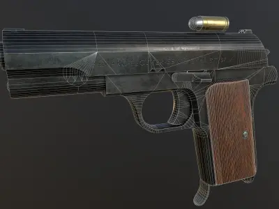 37M Frommer lowpoly Low-poly 3D model