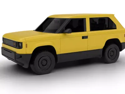 Slate Truck SUV Fastback 2027 3d model 3D model