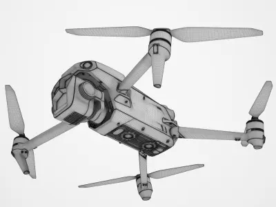 Drone Generic 12 3D model