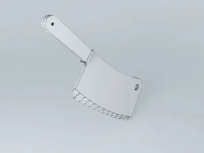 Butchers knife 3D model
