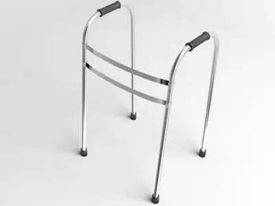Center-handle Walker 3D model