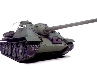  Tank SU 85 3D model