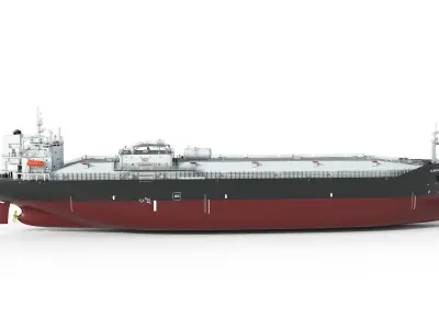 Tanker Black 3D model