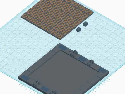 Mecha Hangar Bay Base -MHB02 B-only-  Free 3D print model