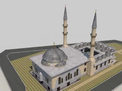 Mosque 3D model buy