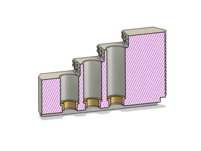 INDUSTRIAL-GRADE CNC LATHE JAWS FOR MORI SEIKI AL-2 3D model