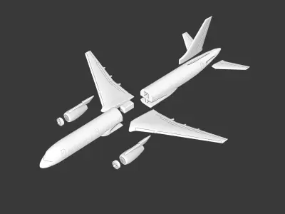 Boeing 757-200 3D print model