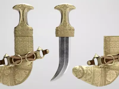 Omani Dagger 3D model