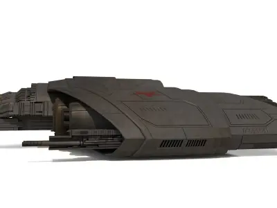 Space Fighter 3D model by juanmrgt