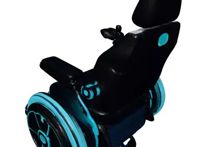 Futuristic Electric Wheelchair 3D Model 3D model