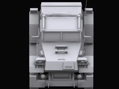 Gundam Zeon Jeep model 3D model