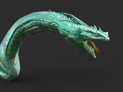 Transcendent Snake 2  3D model