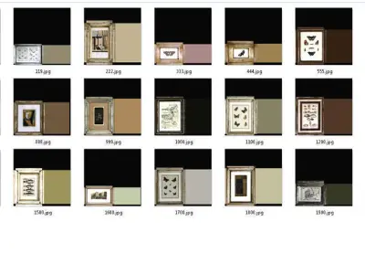 Frames pack 1 Low-poly 3D model