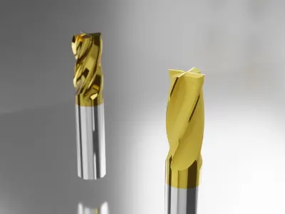 4 EDGE Endmill 3D model