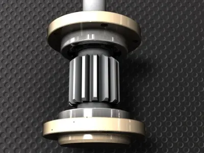 Reducer Shaft Free 3D model