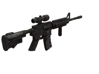 M4 Rifle V2 Free 3D model