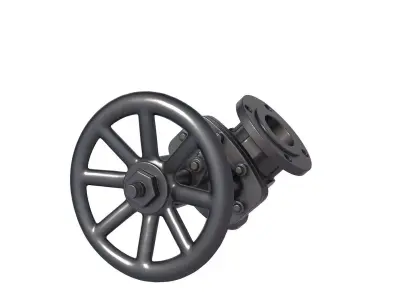 Radiator Valve - Pipe Valves - Steel Pipe Valves 3D print model purchase