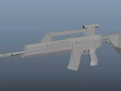 M4 Gun Free low-poly 3D model