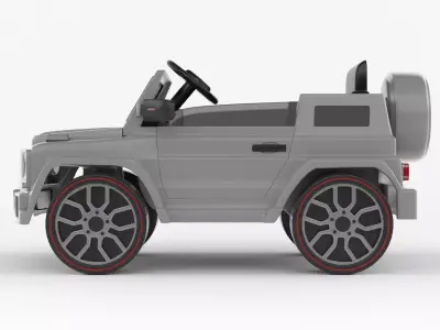 Electric Car for Kid 3D model from CGTrader