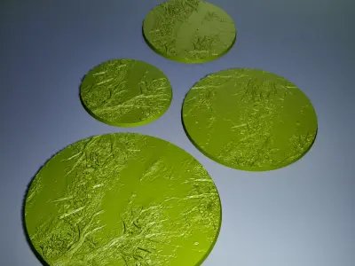 HD Base set 30 - Tree Roots 3D print model