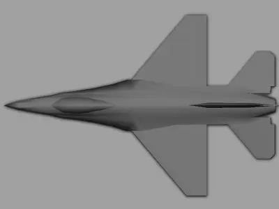General Dynamics F-16 Fighting Falcon Low-poly 3D model purchase