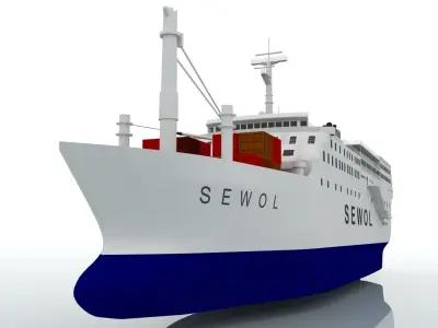 MV Sewol 3D model