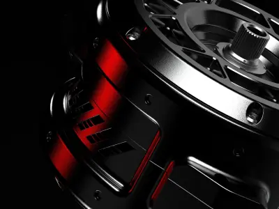Electric motor 3D model V1